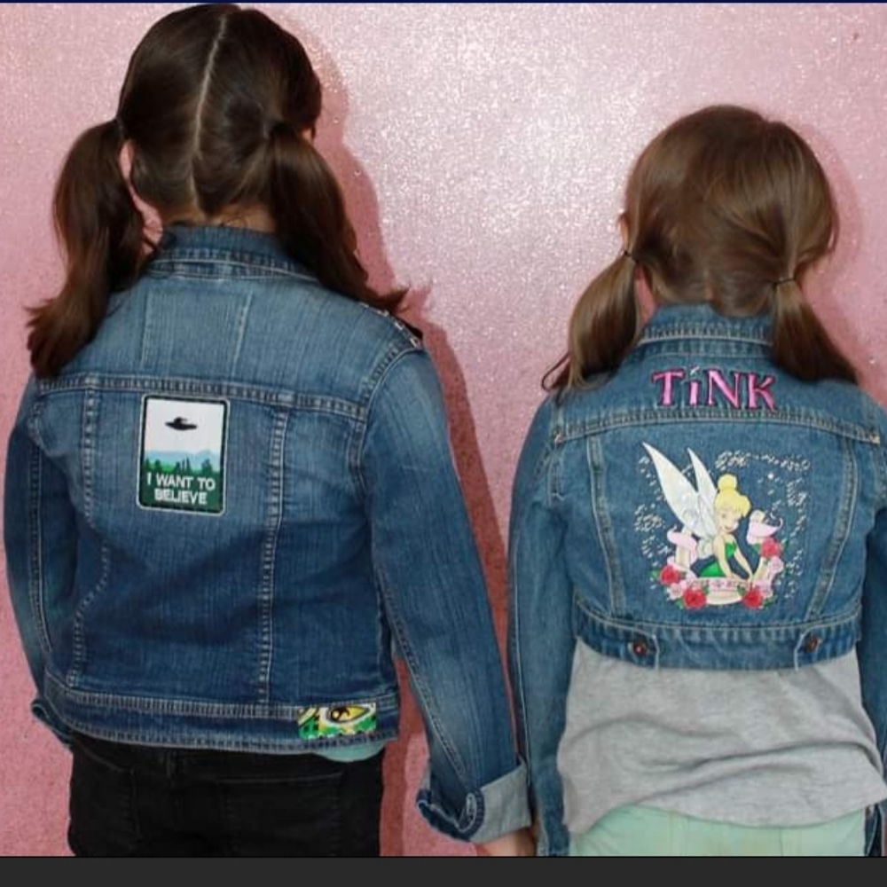 💀 Big kid alien themed custom Rage Jacket! "Out of This World"! Sold - Picture 8 of 9